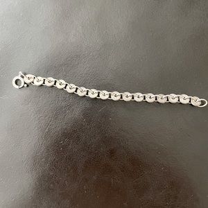 Tiffany sterling silver link bracelet